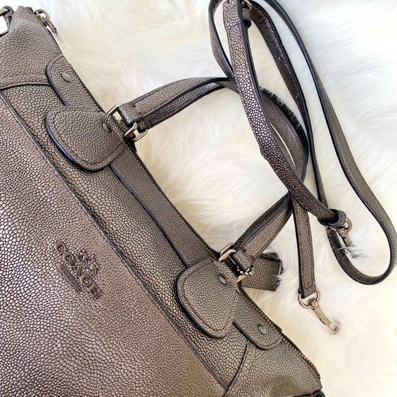 Coach ✨ Mickie Caviar Grain Leather Satchel - Picture 16 of 16